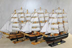 Ahşap Yelken Gemi Model 2