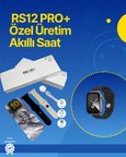 . RS12 PRO+ 2025 Serisi Full Ekranlı Akıllı Saat – 2GB Hafıza, Titanyum Kasa, Suya Dayanıklı, Uzun Ş