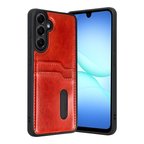MEPA Najmaddin Samsung Galaxy A g Sara Kartvizitli Deri Kılıf - Kırmızı Najmaddin