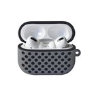 MEPA Najmaddin Airpods Pro 2 (2.nesil) Spor Delikli Kılıf - Gri-siyah Najmaddin