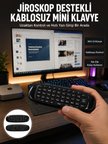 Karg Kablosuz Hava Fareli Mini Klavye Jiroskop Destekli Uzaktan Kumanda Yeni Nesil Najmaddin