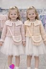 Baby 1-2-3 Yaş Bolero Ceketli Çantalı Elbise 1 Adet Pembe Najmaddin