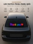 Karg Led Matrix Piksel Panel Işığı Usb Uygulama Kontrollü Kaydırmalı Yazı Ekranı Najmaddin