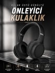 Kulak Üstü Kablosuz Bluetooth Kulaklık Gürültü Önleyici Ayarlanabilir Najmaddin