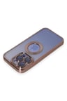Mark Newface iPhone 15 Pro Max Kılıf Slot Silikon - Rose Gold Najmaddin