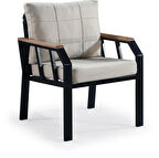 Nergiz 2 1 1 Masa Bahçe Balkon Mobilyası,Vizon