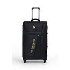 Nessiworld   U.S. Polo Assn. Siyah Kumaş Unisex Kabin Boy Valiz