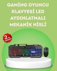 Nevamel Gaming Klavye ve Mouse Seti PG8018 – Dayanıklı Tuşlar Hızlı Komut