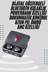 Nevamel Kablosuz Bluetooth Kulaklık Powerbank Özellikli Göstergeli Hd Mikrofon