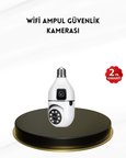Nevamel 1080P WiFi Ampul Kamera Uzaktan Erişimli Hareket Sensörlü Gece Görüşlü