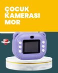 Nevamel® Çocuklar İçin Şipşak Baskı Kamera – 18 Efektli Oyun ve Müzik Özellikli