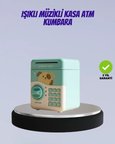 Nevamel® Su Yeşili Işıklı Sesli Elektronik Şifreli Çocuk Kumbarası