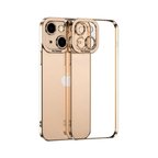 Nevamel ALLY Fashion Series iPhone 13 6.1inç Kılıf Renkli Kenar Lazer Çerçeveli Silikon Kılıf-(5775)