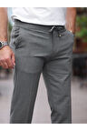 Rahat Şık Kolay Ütülenebilir Slim Fit Kumaş Jogger Pantolon