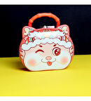 Sevimli Kilitli Metal Kumbara