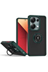 Xiaomi Redmi Note 13 Pro 4G Kılıf Soft Yüzüklü Standlı Mat Yüzey Azn-MntrYuzuk