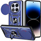 Xiaomi Redmi Note 14 Pro 5G Kılıf Sürgülü Kamera Korumalı Tank Kapak Azn-SrVega