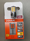 Osram 3 ADET G4 LED LAMBA 12V 2,2W=300 LÜMEN 2700 KELVİN SARI 15,000 SAAT 14mmX36mm
