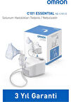 Omron C101 Essential Şarjlı Nebulizatör - Aile için Uygun, Taşınabilir ve Kolay Temizlenebilir, Ev ve Seyahat İçin İdeal