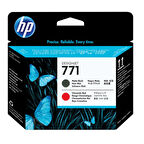 Hp 771-CE017A Mat Siyah & Kromatik Kırmızı Baskı Kafası
