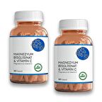 Anti Magnezyum Bisglisinat & Vitamin C 60 Kapsül x 2 Adet 