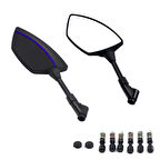 Premium Universal Motosiklet Aynası Mavi OBAK