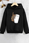 Uyguntarz Çocuk Tupac Coffee Baskılı Sweatshirt