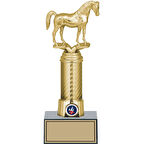 ODAK KUPA - Figürlü Kupalar - At Figürlü Kupalar FG-008 C - 26 cm