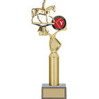 ODAK KUPA - Figürlü Kupalar - At / Binici Figürlü Kupalar FG-015 A - 39 cm