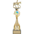 ODAK KUPA - Figürlü Kupalar - At / Binici Figürlü Kupalar FG-033 A - 42 cm