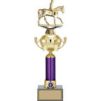 ODAK KUPA - Figürlü Kupalar - At / Binici Figürlü Kupalar FG-060 B - 42 cm