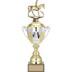 ODAK KUPA - Figürlü Kupalar - At / Binici Figürlü Kupalar FG-087 B - 44 cm