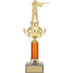 ODAK KUPA - Figürlü Kupalar - Atıcı Figürlü Kupalar FG-056 B - 43 cm