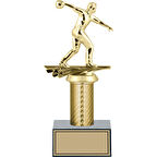 ODAK KUPA - Figürlü Kupalar - Bowling Erkek Figürlü Kupalar FG-007 C - 25 cm