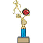 ODAK KUPA - Figürlü Kupalar - Masa Tenisi Kadın Figürlü Kupalar FG-017 C - 34 cm