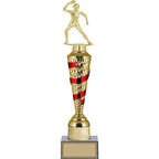 ODAK KUPA - Figürlü Kupalar - Masa Tenisi Kadın Figürlü Kupalar FG-028 B - 44 cm