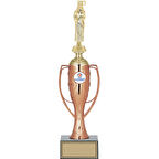 ODAK KUPA - Figürlü Kupalar - Mezuniyet Kadın Figürlü Kupalar FG-025 C - 38 cm