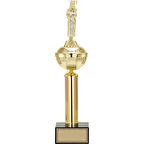 ODAK KUPA - Figürlü Kupalar - Mezuniyet Kadın Figürlü Kupalar FG-047 A - 44 cm