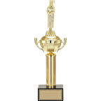 ODAK KUPA - Figürlü Kupalar - Mezuniyet Kadın Figürlü Kupalar FG-048 B - 41 cm