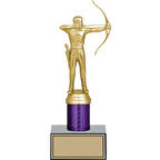 ODAK KUPA - Figürlü Kupalar - Okçu Figürlü Kupalar FG-002 B - 23 cm