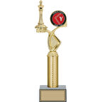 ODAK KUPA - Figürlü Kupalar - Satranç Figürlü Kupalar FG-015 A - 36 cm