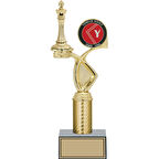 ODAK KUPA - Figürlü Kupalar - Satranç Figürlü Kupalar FG-015 C - 31 cm