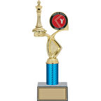 ODAK KUPA - Figürlü Kupalar - Satranç Figürlü Kupalar FG-017 C - 31 cm