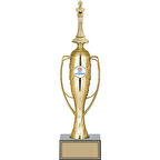 ODAK KUPA - Figürlü Kupalar - Satranç Figürlü Kupalar FG-026 C - 36 cm