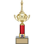 ODAK KUPA - Figürlü Kupalar - Satranç Figürlü Kupalar FG-054 C - 37 cm