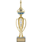 ODAK KUPA - Figürlü Kupalar - Satranç Figürlü Kupalar FG-074 B - 47 cm