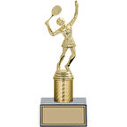 ODAK KUPA - Figürlü Kupalar - Tenis Kadın Figürlü Kupalar FG-001 A - 24 cm