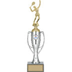 ODAK KUPA - Figürlü Kupalar - Tenis Kadın Figürlü Kupalar FG-025 B - 39 cm