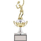 ODAK KUPA - Figürlü Kupalar - Tenis Kadın Figürlü Kupalar FG-046 C - 32 cm