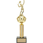 ODAK KUPA - Figürlü Kupalar - Tenis Kadın Figürlü Kupalar FG-047 B - 43 cm